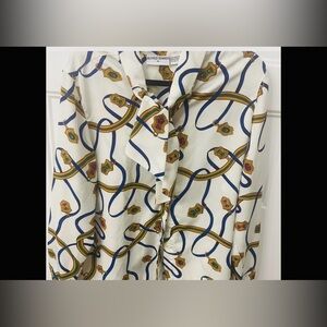1980s Vintage Glam Secretary‎ Blouse Alfred Dunner, 16